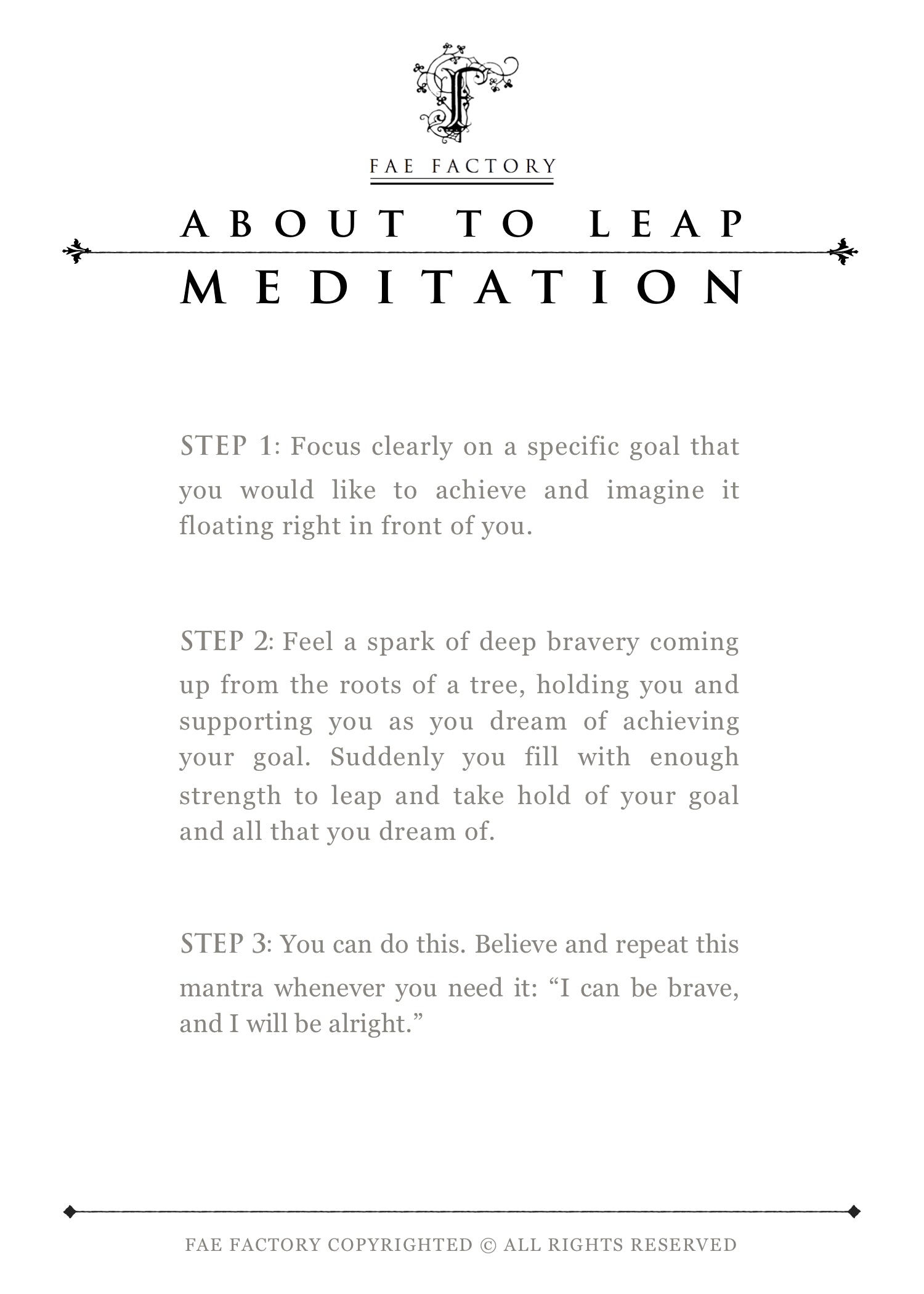 "About To Leap" by Dr Franky Dolan