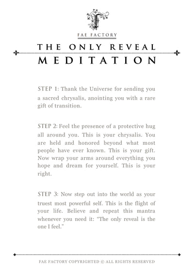 "The Only Reveal" by Dr Franky Dolan