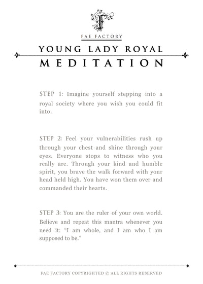 "Young Lady Royal" by Dr Franky Dolan