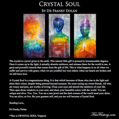 "Crystal Soul Triptych" by Dr Franky Dolan
